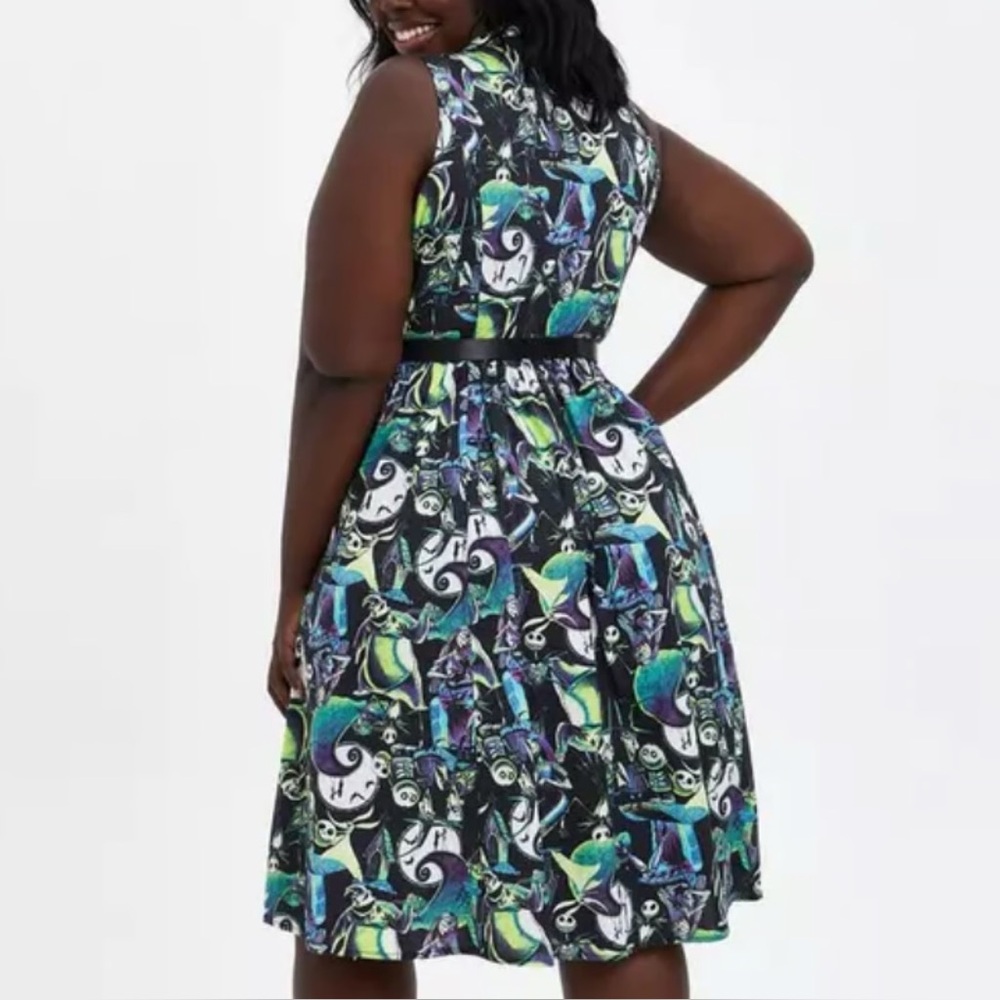 Torrid Disney The Night Before Christmas Retro Swing Dress - NWOT - Picture 3 of 5